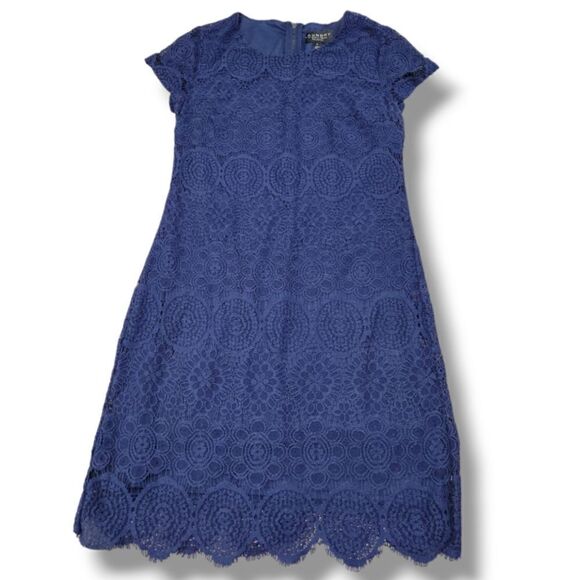 Laundry By Shelli Segal Dresses & Skirts - Laundry by Shelli Segal Los Angeles Dress Size 4 A-Line Floral Lace Dress Lined